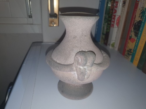 Vaso vetro scavo stile - in,