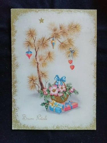 Cartolina buon natale - cartolina, di