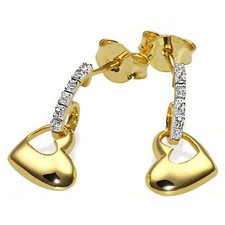 Orecchini damigella d'oro in