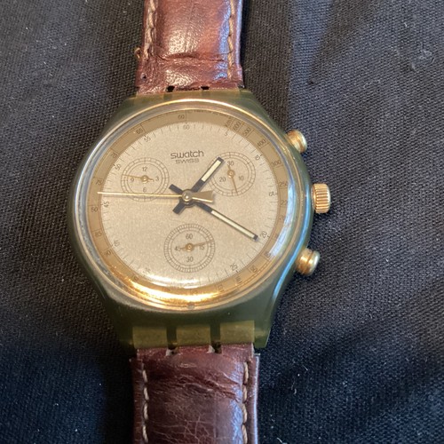 Swatch swiss goldfinger chrono - swatch,