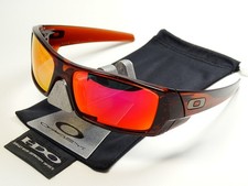 Occhiali da sole Oakley Gascan Rust Ruby Red polarizzati Batwolf Heliostat Highland XX