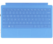 Microsoft Surface RT / 2 / Pro 1/Pro 2 Type Cover 2 Tastiera 1561/Blu/Ciano