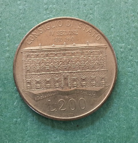 200 lire 1990 consiglio - lire,
