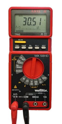 Multimètre métrix 58hd - multimètre, mx