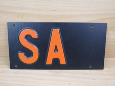 vecchia TARGA AUTOMOBILISTICA