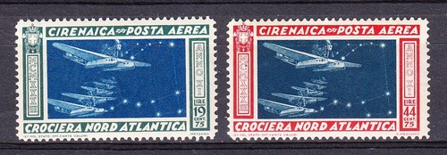 Cirenaica posta aerea 1933 - cirenaica,