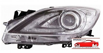 Faro xeno d2s nero - sx, per