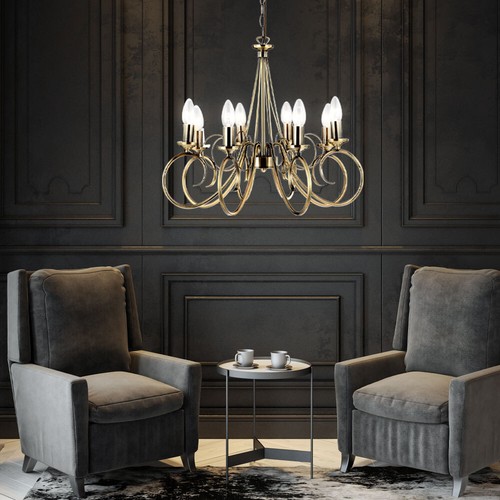 Lampadario lampada ottone - lampada,