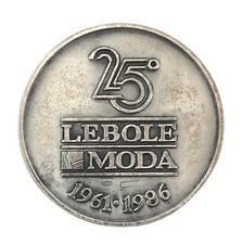 Moneta Lebole 1961 25 Lebole Moda 15g in Argento 800