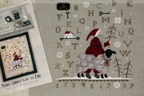 Merry christmas sampler - merry,