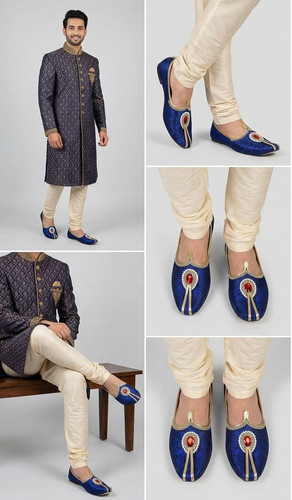 Scarpe uomo sposo indiano - da,