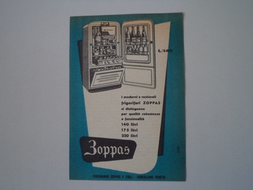 Advertising pubblicità 1956 - pubblicità,