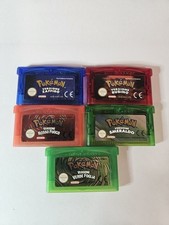 IT Set Pokémon Rubino Zaffiro Verde Rosso Smeraldo GameBoy Advance (Compatibili)