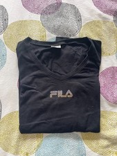 Shirt fila donna collo v - collo,
