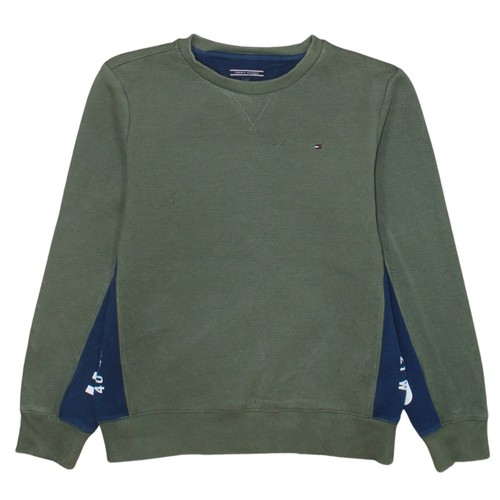 Felpa pullover verde - , tommy