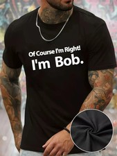 T-shirt BOB "Of Course I'm Right" - XXL taglia 44, maglietta, maglietta ✨🎄🎅ottimo regalo 🍂