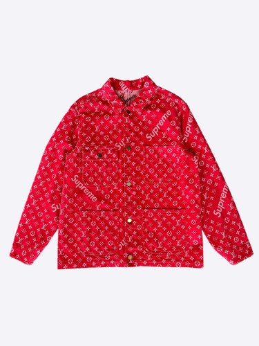 Louis vuitton supreme red - supreme,