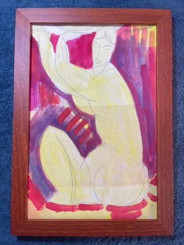 Modigliani disegno carta - su,