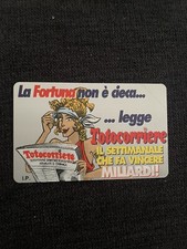 scheda telefonica rara TOTOCORRIERE Nuova