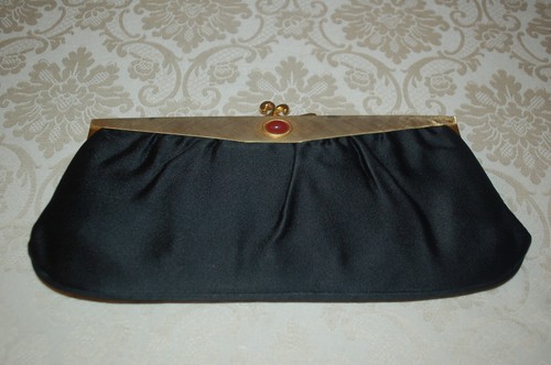Borsa donna raso - in, nero
