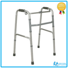 DEAMBULATORE FISSO PER ANZIANI E DISABILI PIEGHEVOLE RICHIUDIBILE CON UN BOTTONE