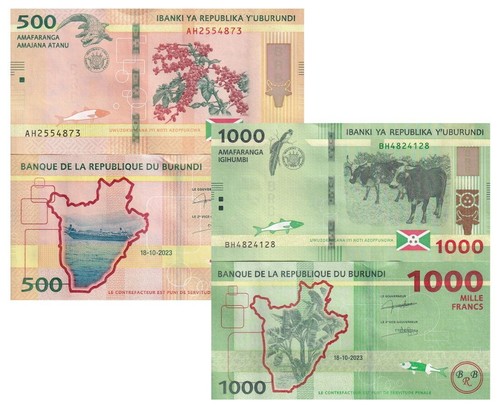 Burundi set 500 1000 - burundi,