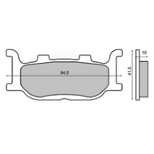 Pastiglie freno rms - freno,