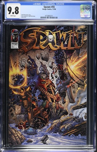 Cgc spawn 55 mcfarlane - cgc, 9.8
