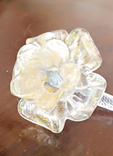 MURANO vetro fiore oro chiaro 10,62"