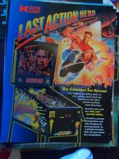Last Action Hero Data East flipper volantino NOS