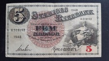 5 Corone Svedesi 1948