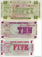 BRITISH ARMED FORCES 5 10 50
