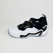 Adidas D.O.N. Numero #3 Scarpe da Basket Uomo GV7259 Core Nero Oro Bianco Nuove