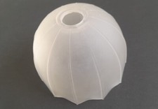 Vetro di ricambio paralume satinato bianco per abatjour lampadario applique E14