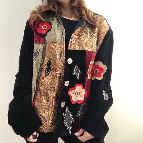 Giacca cappotto patchwork