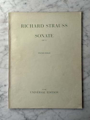 Richard strauss sonata 5 - richard, op.