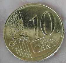 Moneta 10 centesimi rara Malta 2008 eccesso di metallo - lettera F nella stella