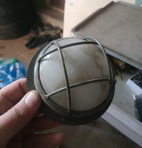 Vintage military lamp 60s