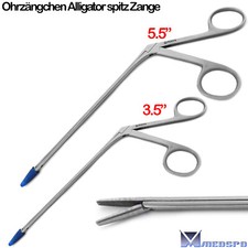 Pinza per orecchie otorinolaringoiatrica pinza per alligatore pinza chirurgica per corpi estranei punta di alligatore CE