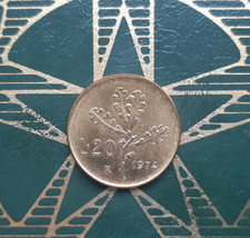 ($)   20 Lire 1974 (Ramo di