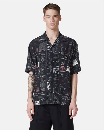 Camicia iceberg con logo - camicia,