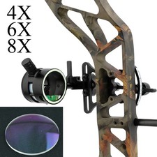 Mirino Arco Composto 1 Pin 2 Punta 0.019" Regolabile Tiro con l'Arco Caccia Tiro