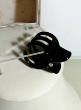 6 pezzi pinza molletta Fermaglio Clip Capelli con artiglio Made Italy M003 Nero