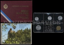 SAN MARINO - SERIE MONETE DIVISIONALE IN LIRE ANNO 1975 - SERIE RIDOTTA