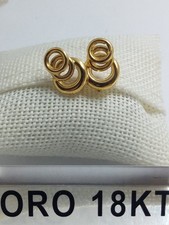 Orecchini in oro giallo 750 18