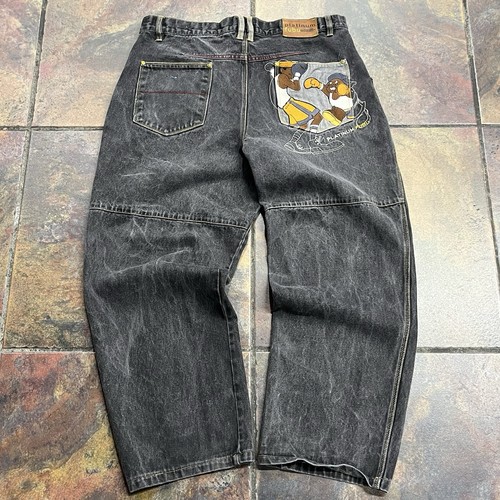 Jeans neri vintage y2k - jeans,