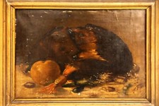 DIPINTO Olio su tela natura