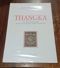 LIBRO: THANGKA-SETTE DIPINTI TIBETANI STOFFA ARTE ORIENTALE G.TUCCI/R SIGILLATO