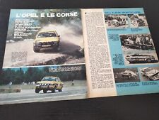 1976 OPEL E LE CORSE RALLY RECORD MONDIALI KADETT GTE IMPRESSIONI CONRERO