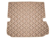 BEIGE SCURO Tappetino bagagliaio Ecopelle per Renault Grand Scenic II 7per 2009-